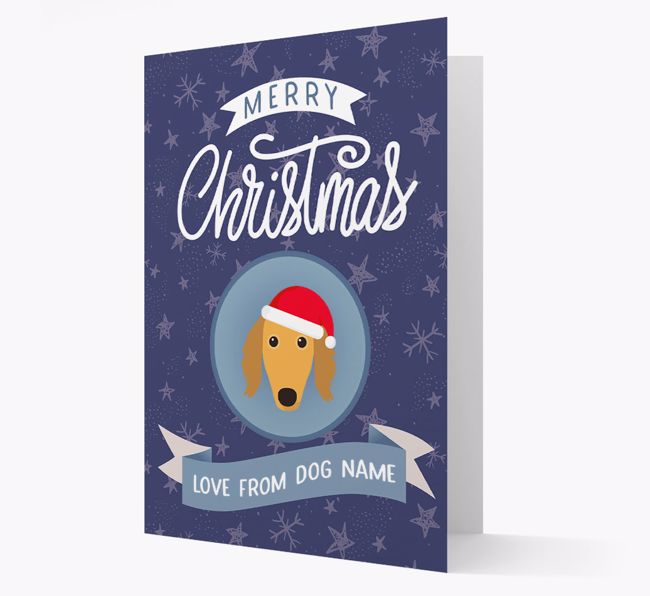 Merry Christmas: Personalized {breedFullName} Christmas Card